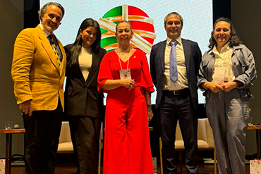 Patrícia Campos, presidente da CBPCE, participou do II Encontro Nacional do Associativismo Luso-Brasileiro e destacou liderança feminina.