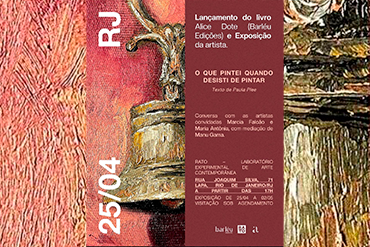 Exposição e lançamento de livro de Alice Dote no Rio de Janeiro