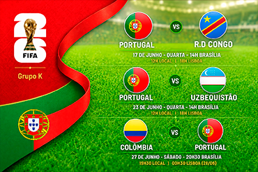 Sociedade Beneficente Portuguesa, sócia da CBPCE, terá transmissão dos jogos de Portugal na Copa em Fortaleza.