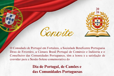 O evento acontecerá na sede social da Sociedade Beneficente Portuguesa, localizada na Avenida Dioguinho, 2493, Praia do Futuro, em Fortaleza.